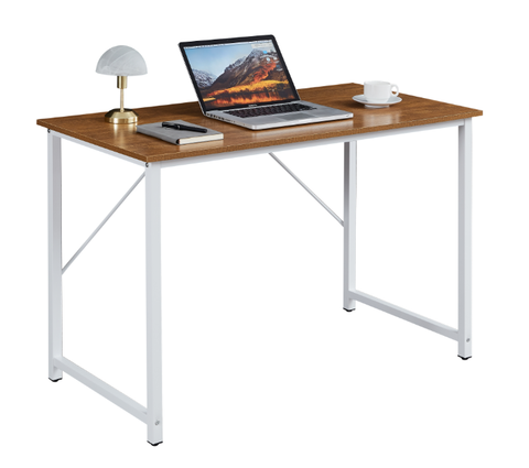 Yes4homes Computer Desk, Sturdy Home Office Gaming For Laptop, Modern Simple Style Table, Multipurpose Workstation
