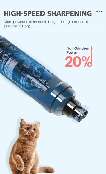 Electric Pet Dog Cat Quiet Nail Grinder Clipper Cutter Grooming Trimmer Dog Grooming