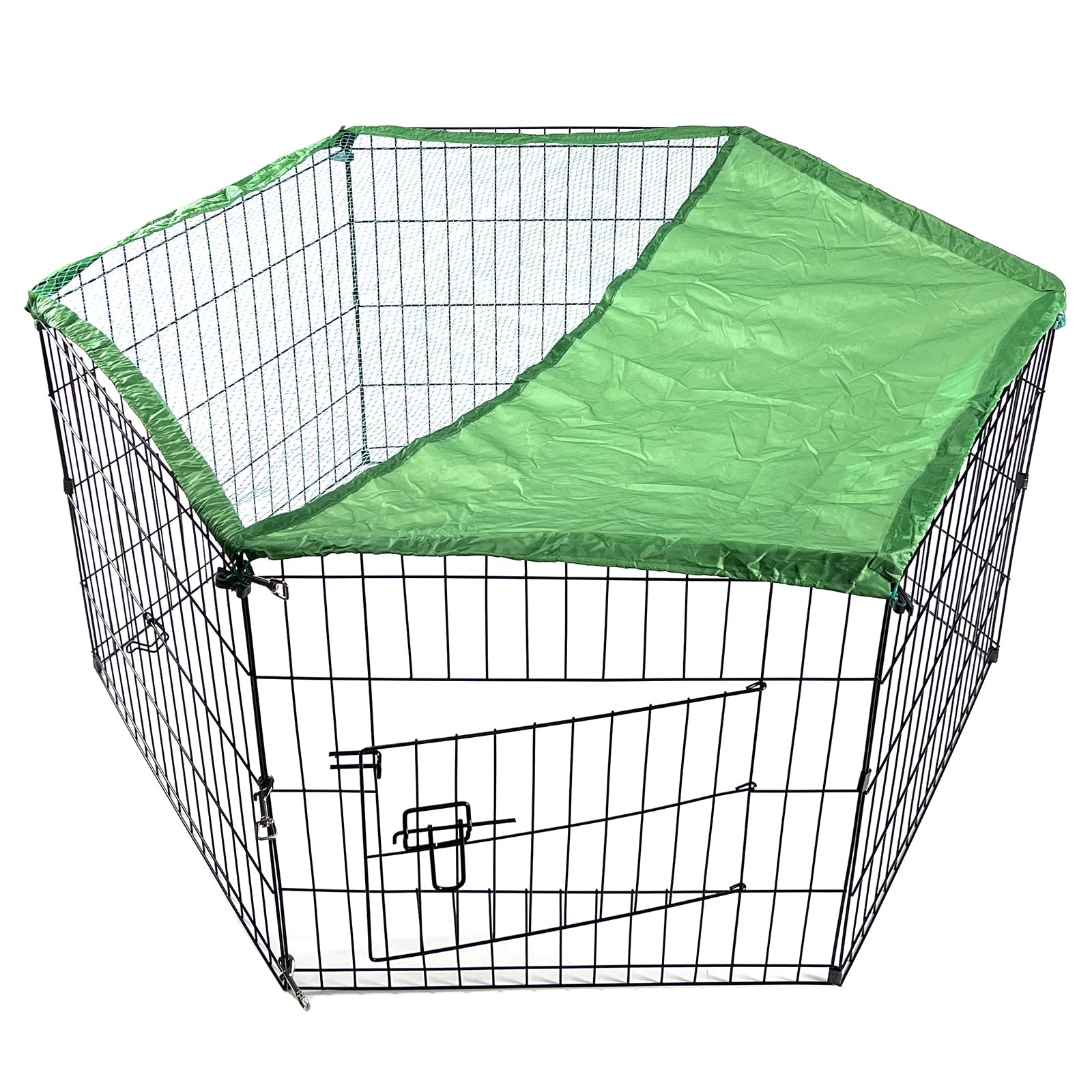 Yes4pets 6 Panel Dog Cat Exercise Playpen Puppy Enclosure Rabbit Fence With Cover Baby Playpens