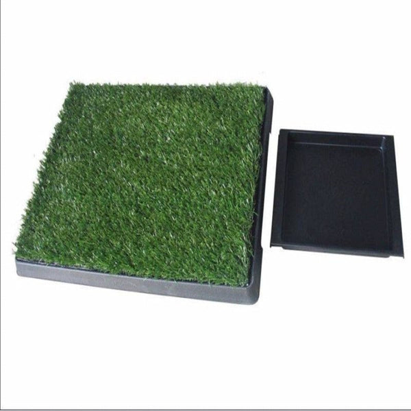 Yes4pets Indoor Dog Puppy Toilet Grass Potty Training Mat Loo Pad With 1 Puppy Training Pads