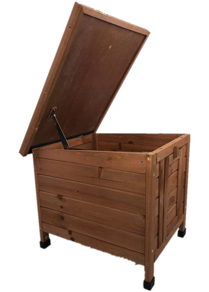 Small Chicken Coop Rabbit Hutch Ferret Cage Guinea Pig Cat Nesting Box Brown Small Animal Cages & Hutches