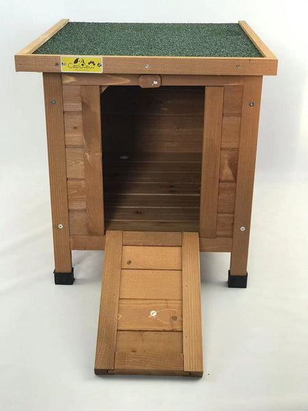 Small Chicken Coop Rabbit Hutch Ferret Cage Guinea Pig Cat Nesting Box Brown Small Animal Cages & Hutches