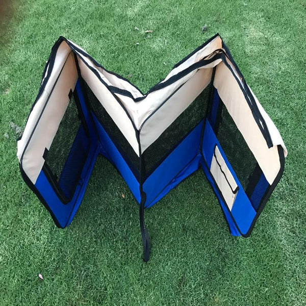Yes4pets Medium Blue Pet Dog Cat Dogs Puppy Rabbit Tent Soft Playpen Fences & Pens
