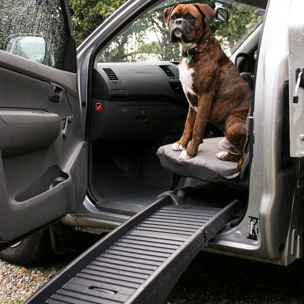 Yes4pets Portable Foldable Pet Dog Puppy Car Van Climb Assist Nonslip Ramp