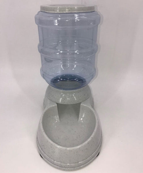 Yes4pets 3.8 L Gravity Pet Dog Cat Guinea Pig Food Feeder Bowl Dispenser Dog Automatic Feeders