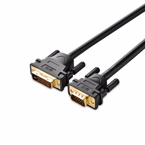 Dvi (24+5) Male To Vga Cable - Black 1.5M (11617)