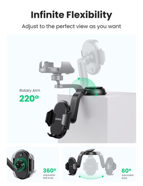 20473 Waterfall-Shaped Suction Cup Phone Mount