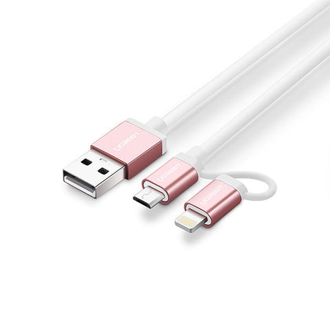 Micro-Usb To Cable With Mfi Certified Iphone Adapter 1M (30470)