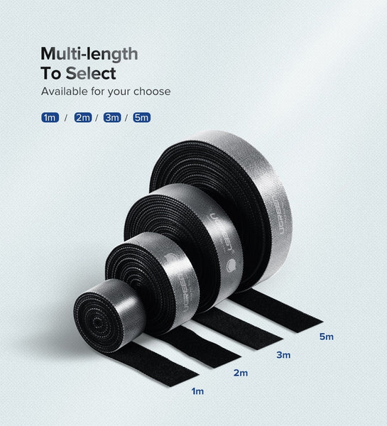 Ugreen 40356 Cable Organizer 5M (Black) Cable Ties & Organisers