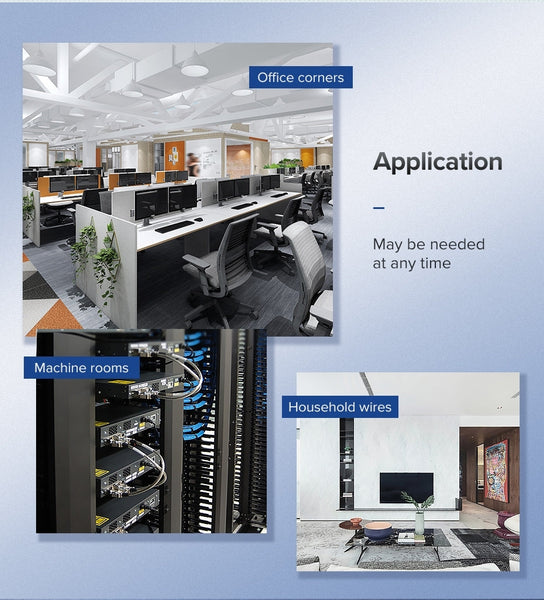 Ugreen 40356 Cable Organizer 5M (Black) Cable Ties & Organisers