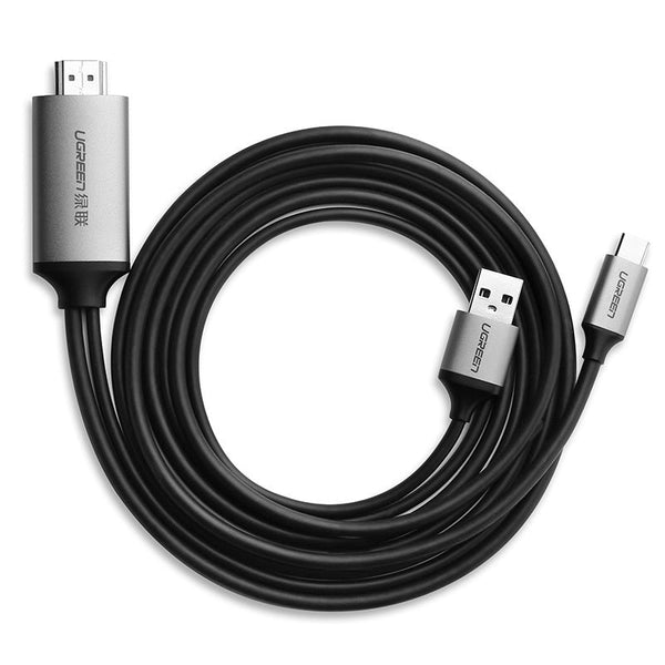 Type C To Hdmi Cable With Usb Power 1.5M (50544) Usb Cables Hubs & Adapters