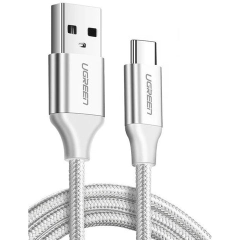 USB Cables Hubs & Adapters 60409 Usb A To Usb C Charging Cable 3M (Silver White)
