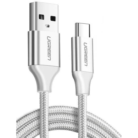 60409 Usb-A To Usb-C Charging Cable 3M (Silver White)
