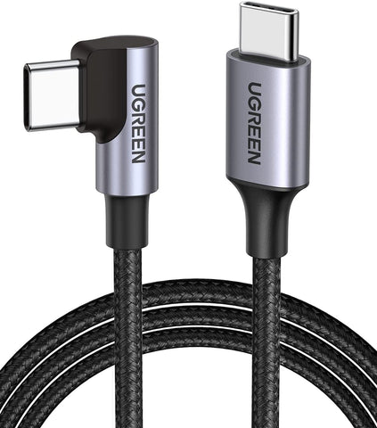 80714 Usb-C 2.0 To Angle Cable Black 3M
