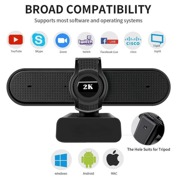 Web Camera C930 Full Hd 1440P Webcams