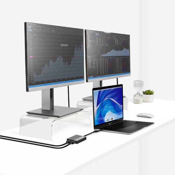 Simplecom Da369 Usb 3.0 Or Usb C To Dual 4K Hdmi 2.0 Display Adapter For 2X 4K@60Hz Extended Screens Usb Cables Hubs & Adapters