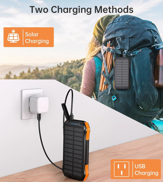 Choetech B657 20000Mah Solar Power Bank Batteries