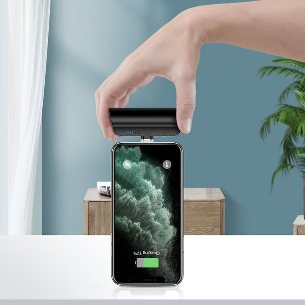 Choetech B660 Bk 3000Mah Mini Power Bank With Magnetic Connectors (Black) Batteries