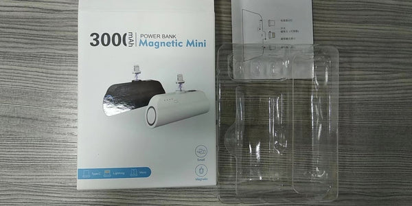 Batteries Choetech B660 Bk 3000Mah Mini Power Bank With Magnetic Connectors (Black)