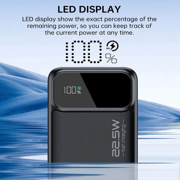 Choetech B728 10000Mah Power Bank Pd22.5W With Digital Display Chargers & Cradles