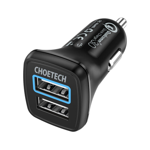 Choetech C0051 Quick Charge 3.0 Tech 30W Car Charger