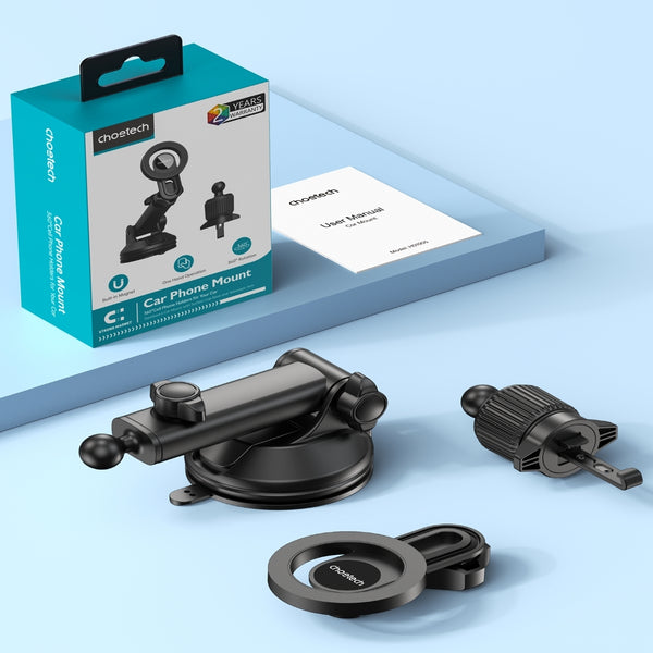 Choetech H01005 Magnetic Car Mount 360 Dgree Rotation Telescopic Arm For Suvs Mounts & Holders