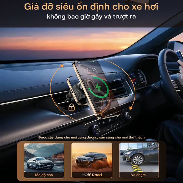 Choetech H01005 Magnetic Car Mount 360 Dgree Rotation Telescopic Arm For Suvs Mounts & Holders