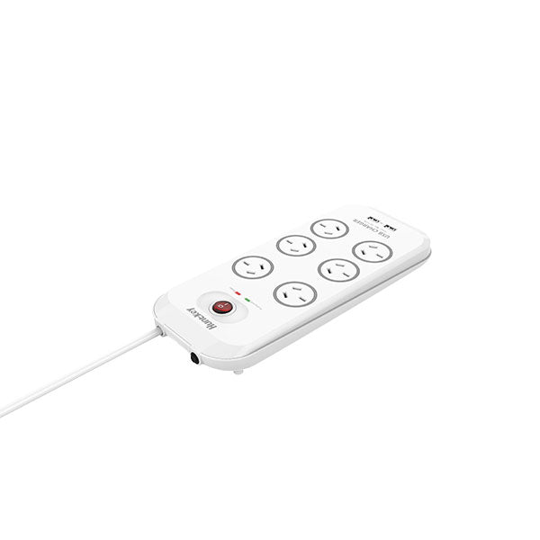 Huntkey 6 Outlet Surge Protector With 2 Usb Charging Outlets (Sac607) Power Strips & Surge Protectors