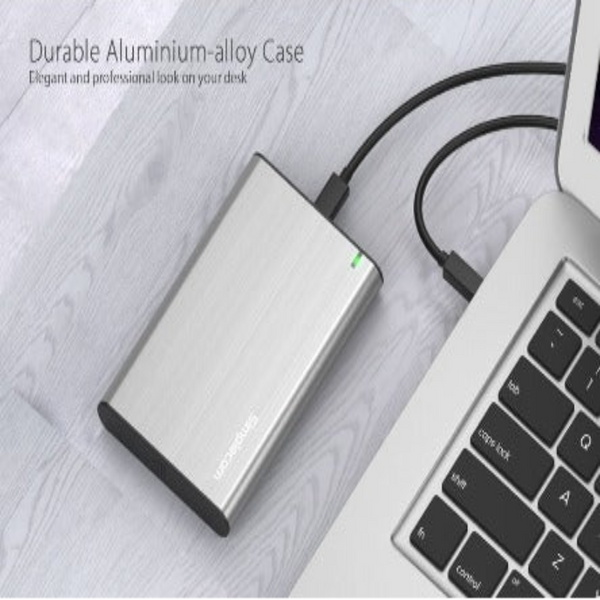 Simplecom Se221 Aluminium 2.5'' Sata Hdd/Ssd To Usb 3.1 Enclosure Black Drive Enclosures & Docks