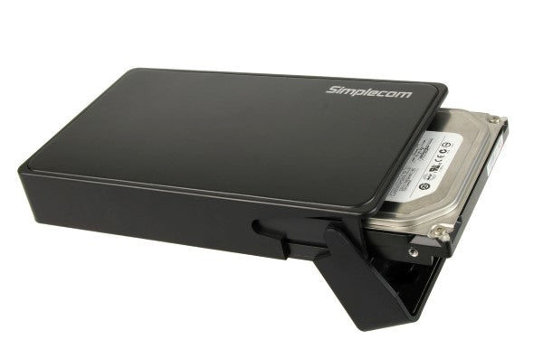 Simplecom Se325 Tool Free 3.5" Sata Hdd Usb 3.0 Hard Drive Enclosure Black