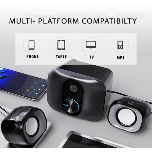 Hp Dhs 2111S Stereo 2.1 Multimedia Home Speakers & Subwoofers