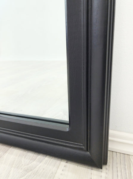 Window Style Mirror - Black Arch 100 Cm X 150