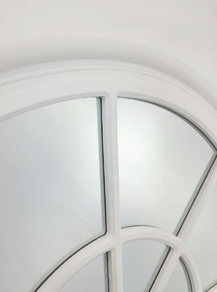 Window Style Mirror - White Arch 100 Cm X 150