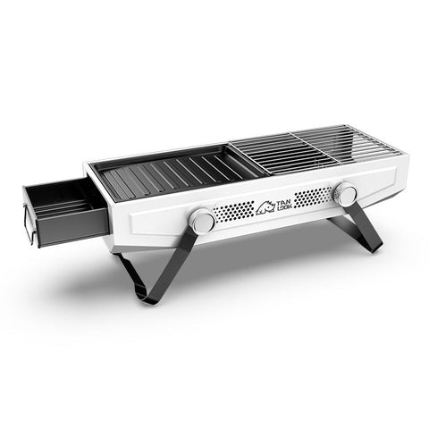 Foldable Portable Charcoal Frying Grill Grilling Outdoor Tabletop Bbq For Camping Hiking Picnics