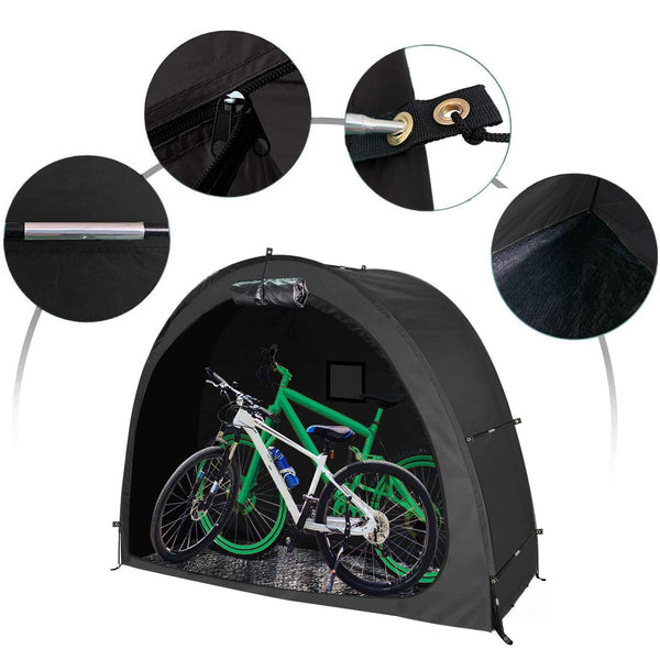 Bike Cover Storage Tent Durable Waterproof Anti Dust Foldable Outdoor Tools Shed Bike Covers