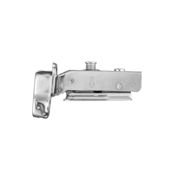 8 Pack 304 Stainless Steel Cabinet Hinges 100 Degree Soft Closing Full Overlay Door Nickel Plated Finish Door Hinges