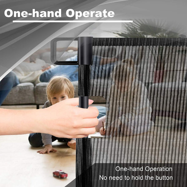 Retractable 1.5M Doorways Hallways Stairs Little One Gate Dog Pet Indoor Outdoor Safety Gates Other Baby Proofing