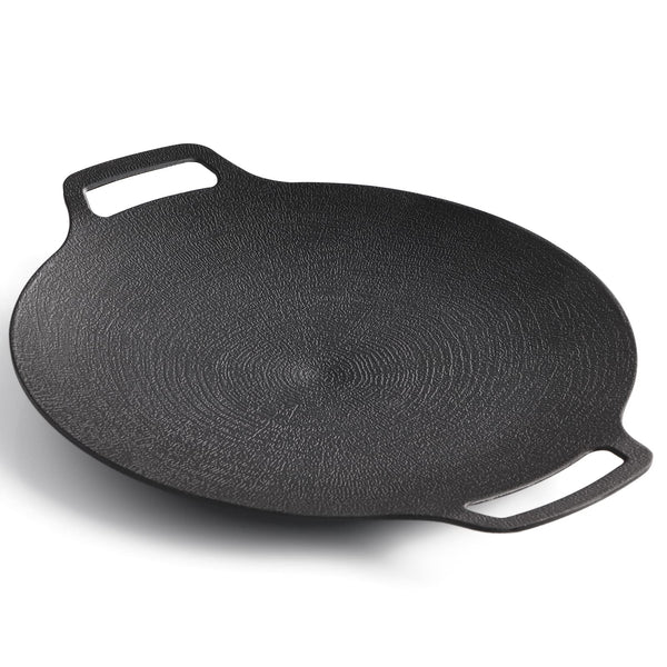 Korean Grill Pan Nonstick 6 Layer 40Cm Round Bbq Griddle Indoor Or Outdoor Cooking Frying & Grill Pans