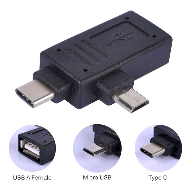 2In1 Adapter Type C Micro Usb Port Male To Female