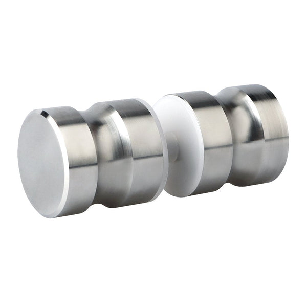 Shower Glass Door Knob Bathroom Round Back To Back Handle Sus304 Brushed Nickel Door Knobs