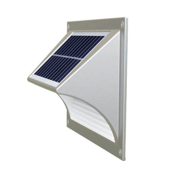 Sunshare Solar Step Light Warm White With Silver Case Outdoor Lighting Accessories