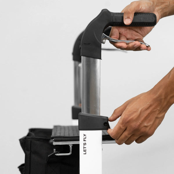 Trust Care Let's Fly Mobility Rollator Wheelie Walker Red Walkers & Canes