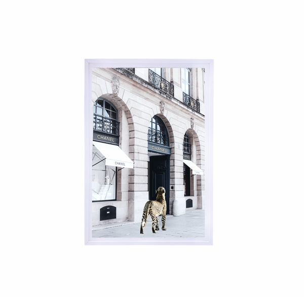 Interior Ave Catwalk 90Cm X 60Cm White Framed Artwork Posters & Prints