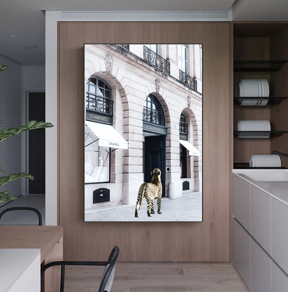 Interior Ave Catwalk 90Cm X 60Cm White Framed Artwork Posters & Prints