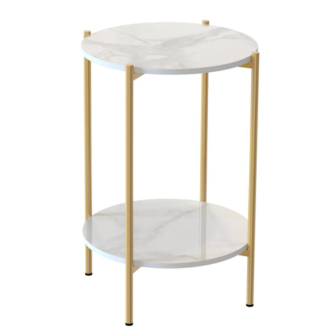 Interior Ave Alba Gold Side Table Side Tables