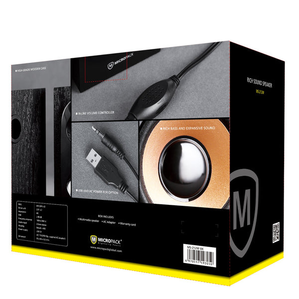 Rich Sound Multimedia Speaker Usb+Ac Power Ensure Quality And Reduce Noise
