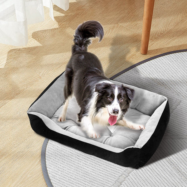 Pawfriends Dog Calming Bed Pet Warm Soft Washable Portable Large Medium-Sized Mat Xl
