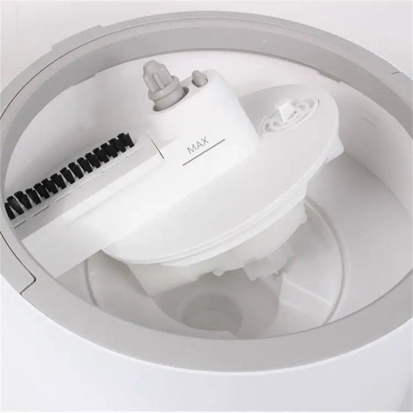 Cleanix Sewage Separation Mop Rotary Hand-Wash-Free Flat Suction Grey White