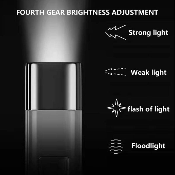 Mountgear Rechargeable Portable Small Flashlight Side Light Outdoor Cycling