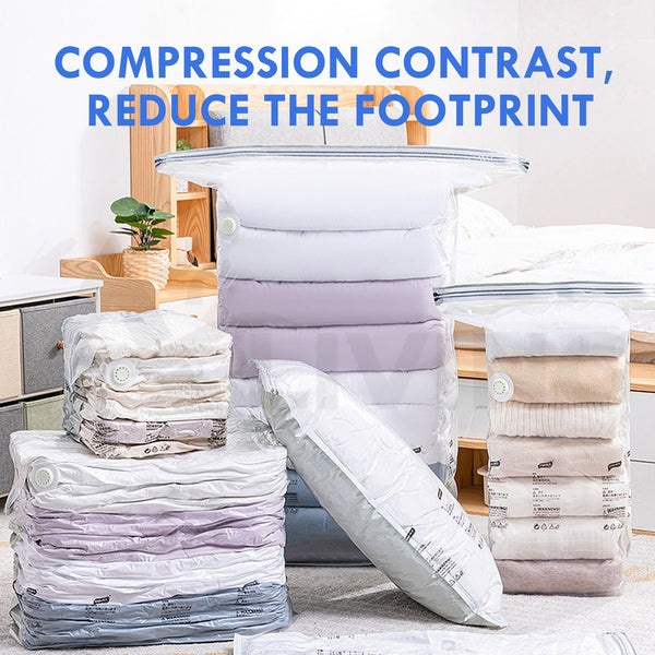 A+Living Vacuum Compression Clothing Quilt Capacity Finishing Household Storage Bag